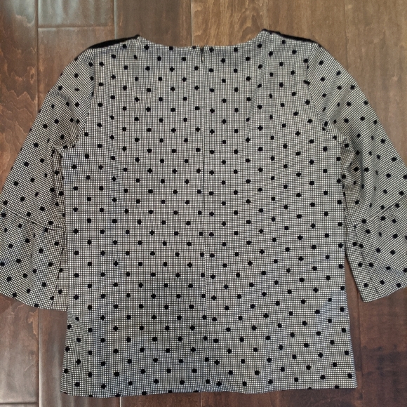 Retro Velvet Polka Dot Blouse! - Picture 5 of 5